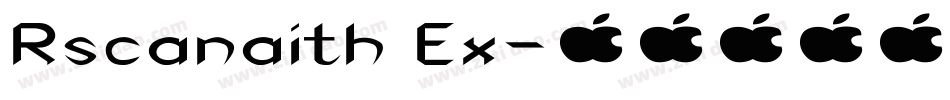 Rscanaith Ex字体转换